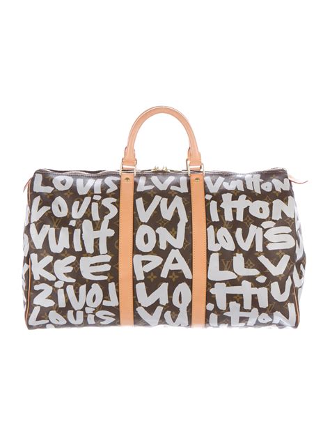 louis vuitton graffiti keepall replica|louis vuitton counterfeit.